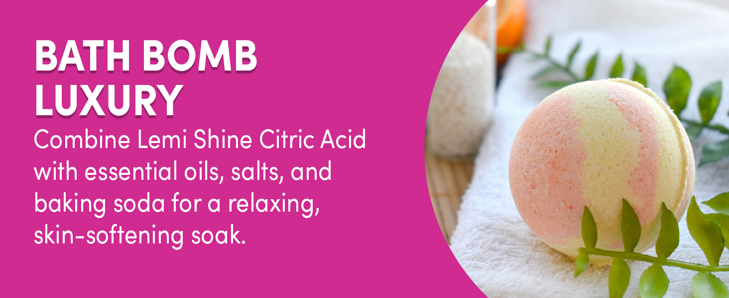 citric acid bath bomb