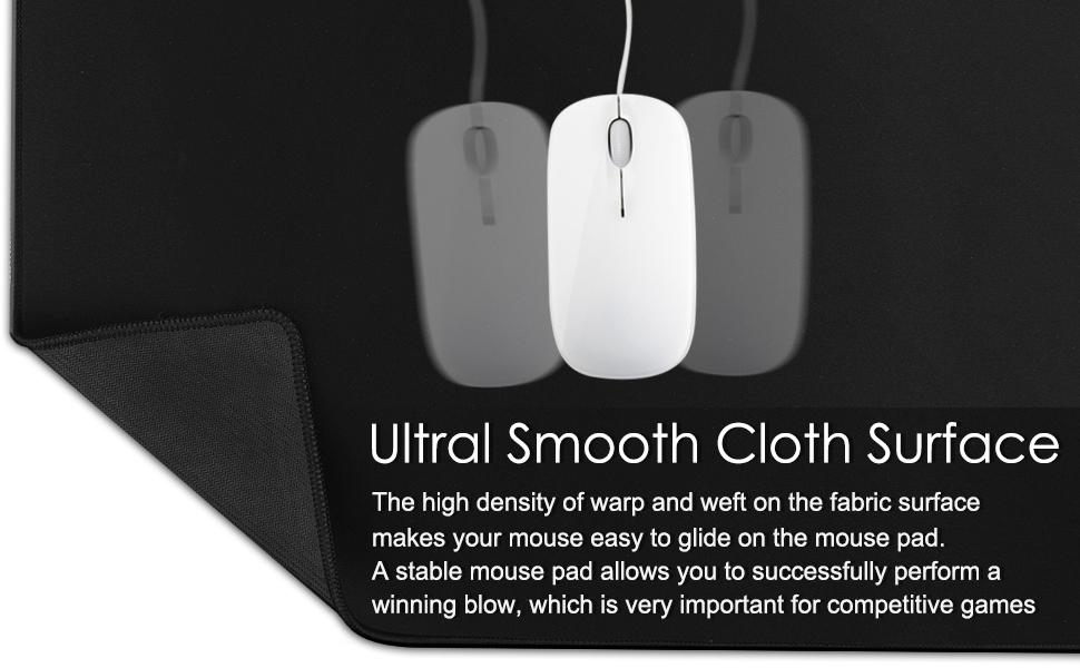 Ultral Smooth Cloth Surface Mouse Pad