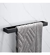 Celbon 11.81?Self Adhesive Bathroom Towel Bar SUS Stainless Steel Towel Bar Rail Wall Mounted Hol...