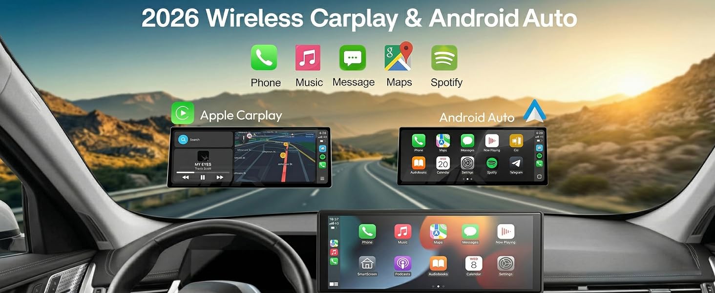 FLASHBEE Wireless CarPlay & Android Auto
