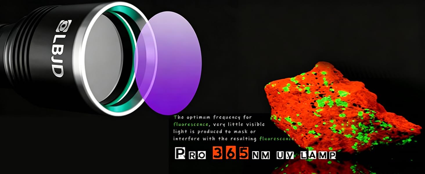 365nm black light flashlight