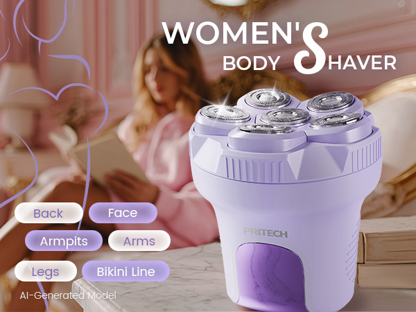 Easy-Clean Electric Razors for Women