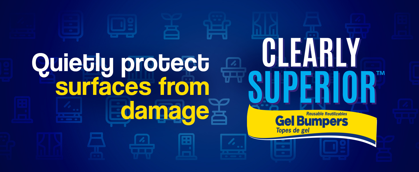 Clearly Superior gel bumpers