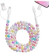 Aolcev 4 in 1 USB C Cable Multi Beaded for iPhone Charger Cord for iPhone 17 16 15 Pro Max 4.9FT ...