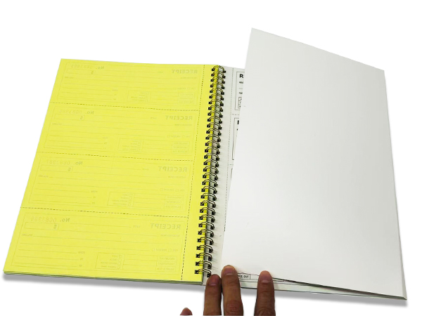 receipt book