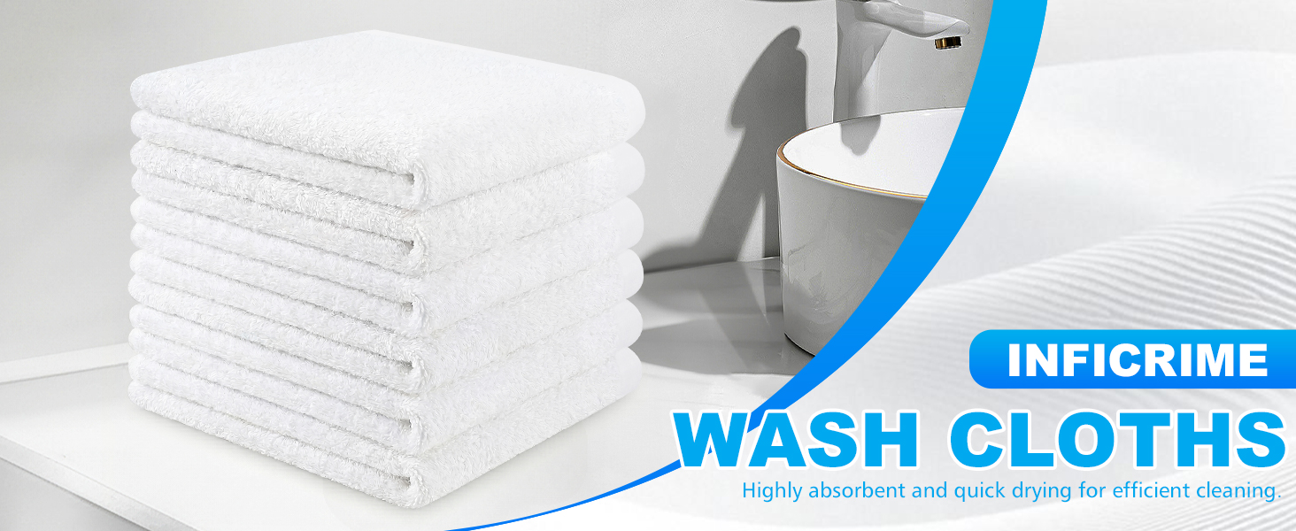100% Cotton Wash Cloth