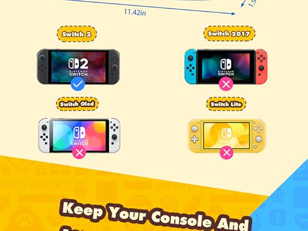 Gurgitat 6in1 Kits Accessories Bundle for Nintendo Switch 2 2025
