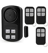 Outdoor Door Gate Alarm with Remote Control, Wireless Weatherproof Entry Door Sensor Alarm with A...