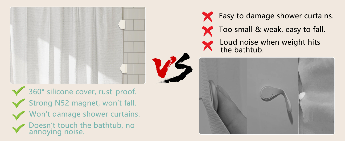 shower curtain clips