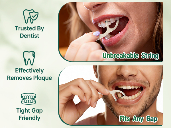 Shred resistant bamboo charcoal tooth picks