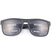 Vepiant Polarized Bifocal Reading Sunglasses UV400 Protection Blue Light Blocking Glasses Black T...