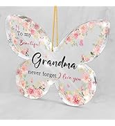 Pink Birthday Gifts for Grandma, Pink Butterfly Shaped Ornaments - Thanksgiving Christmas Wedding...