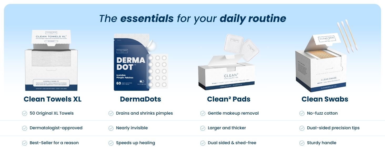 Clean Skin Club Wipes 1