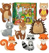 Craftorama Sewing Kit for Kids, Fun and Educational Animal Craft Set for Boys and Girls Age 7-12,...