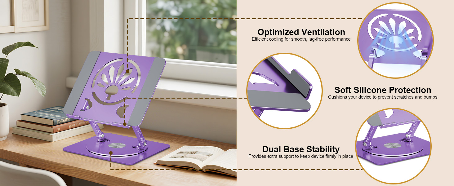 laptop stand for desk portable notebook stand ergonomic laptop riser office desk accessories