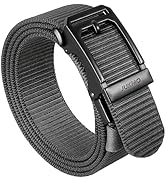JUKMO Men's Ratchet Tactical Gun Belt, 1.5" Nylon Web Work Belt with Automatic Slide Buckle, Adju...