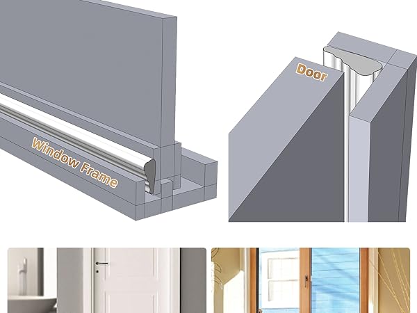 Wedge-Shape Weather Stripping