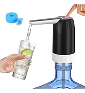 5 Gallon Jug Portable Water Dispenser Water Bottle Pump 5 Gallon Water Dispenser USB Charging Wat...
