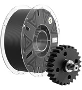 Creality Official PETG Carbon Fiber Filament 1.75mm, PETG-CF 3D Printer Filament, 300mm/s High Sp...