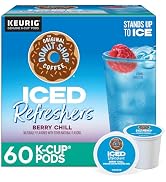 The Original Donut Shop Iced Refreshers, Berry Chill, Brew Over Ice Single Serve Keurig K-Cup Pod...
