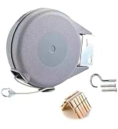 AGKXHDEC Retractable Clothesline Used to Outdoor,39 feet(12 Meters) PVC Line Retracting,Including...