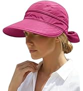 AlturaGo 2-in-1 Women’s Sun Visor Sun Hat Zipper Off Ponytail Friendly, Lightweight Quick Dry, Su...