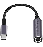 SinLoon PD DC 7.4mm x 5.0mm Female(7.4mm x 0.6mm) Input to USB Type C Male Power Charging Cable, ...