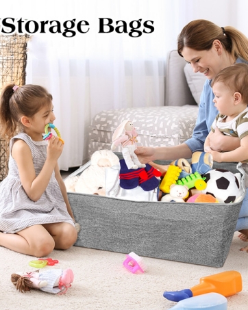 Extra Large Storage Bags, Folding Moving Comforter Blanket Storage Bags Closet Organizers