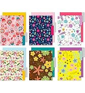 File Folders Letter Size - 12 Pack Premium Waterproof Decorative File Folders in Beautiful Colors...