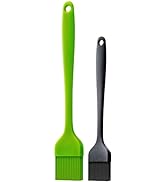 Ortarco Silicone Basting Pastry Brush for Baking Cooking Bbq Grill Spread Oil Butter Sauce 2 Pack