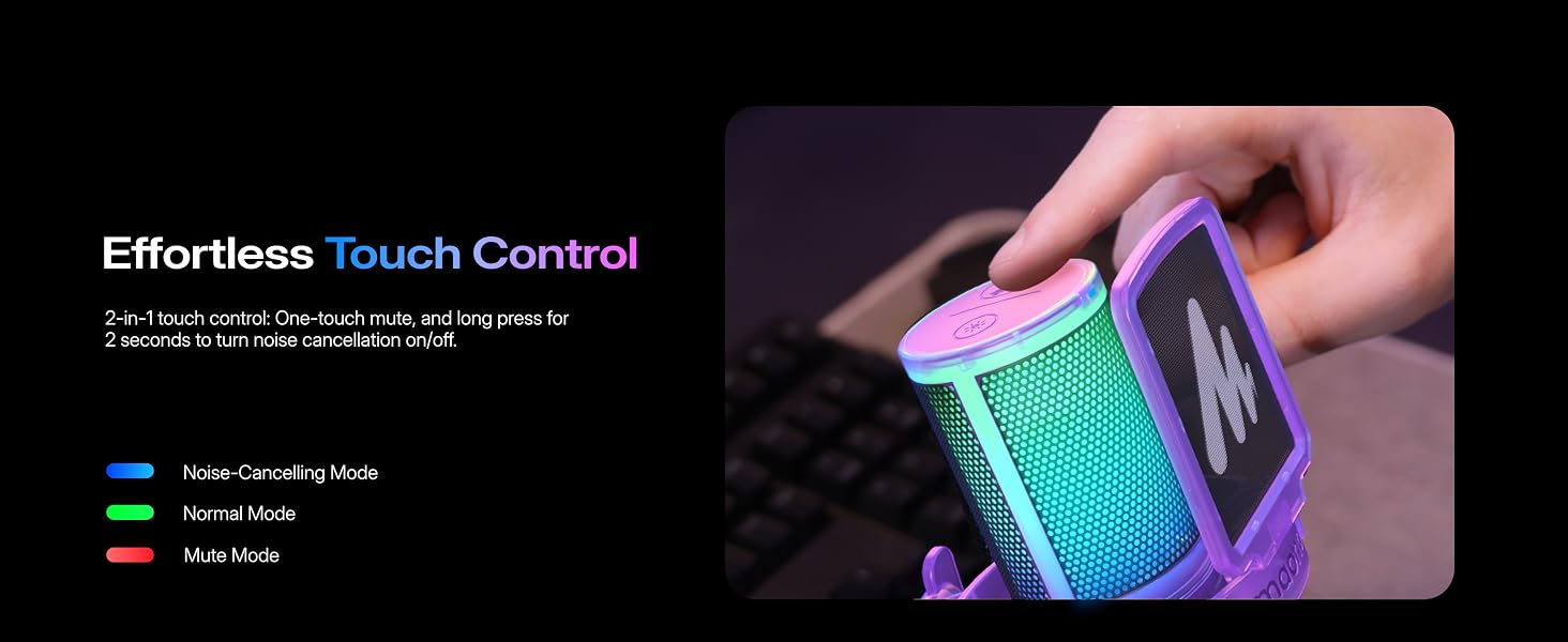 usb gaming microphone for pc purple