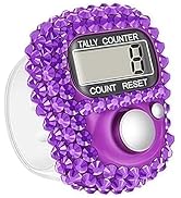 Tustao Electronic Finger Tally Counter Clicker Counter,Convenient Portable Digital Display Tally ...