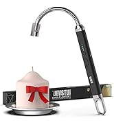 JEVSTU Electric Lighter, Candle Lighter USB Rechargeable with LED Display 360° Flexible Neck, Arc...
