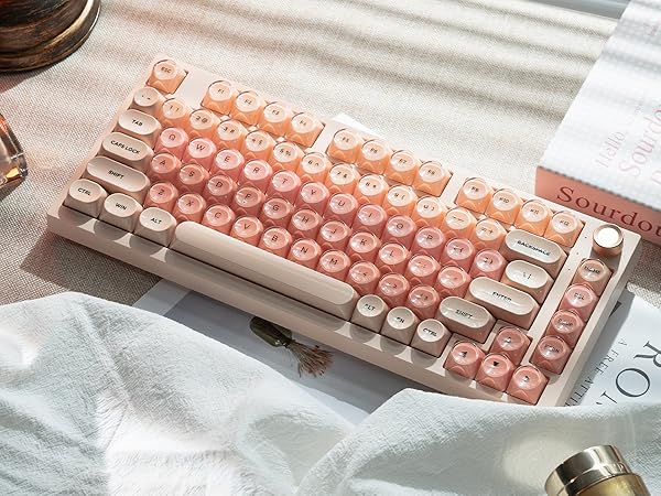 pink wireless keyboard