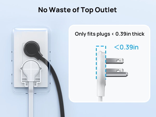 flat face outlet extender