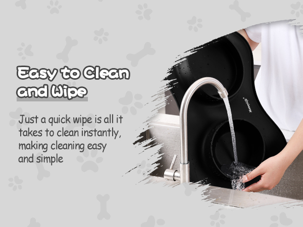 dog food and water bowl set