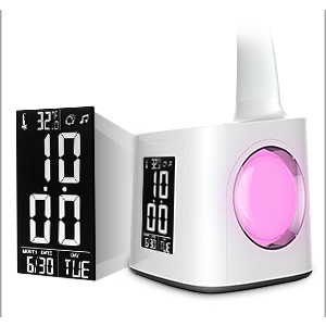 led desk lamp study lamp desk light table light clock usb charger pen holder home office bedroom