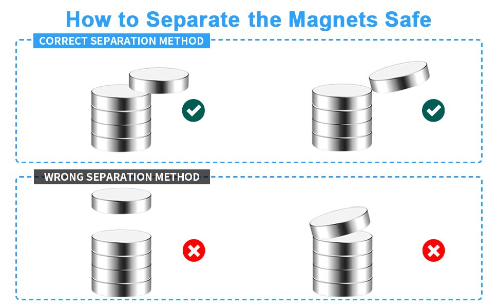 how to separate magnets