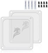 YIMATEECO 140mm Fan Filter PC Dust Filter Computer Fan Grills Dust Mesh Magnetic Frame PC Case Co...