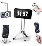 Magnetic Phone Tripod Stand, Portable Adjustable ABS Maglock Mini Tripod for iPhone 17/16/15/14, ...