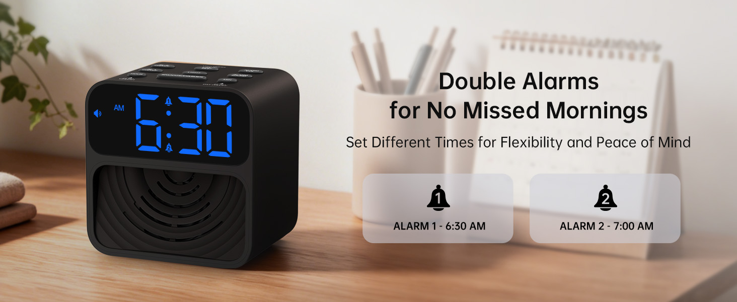 dual alarm clock