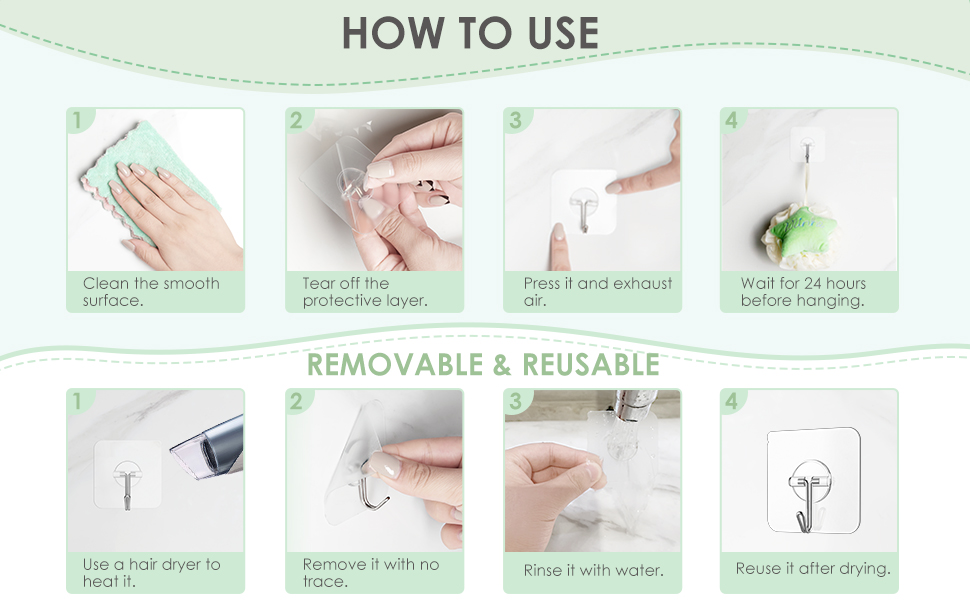 adhesive hooks