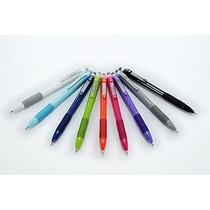 Detail image of the different colors of the pencils