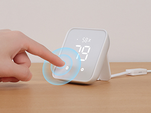 Features smart buttons.