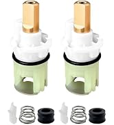 2 Pack RP25513 Faucet Stem Assembly Replacement Kit, Faucet Repair Set Compatible with Two Handle...