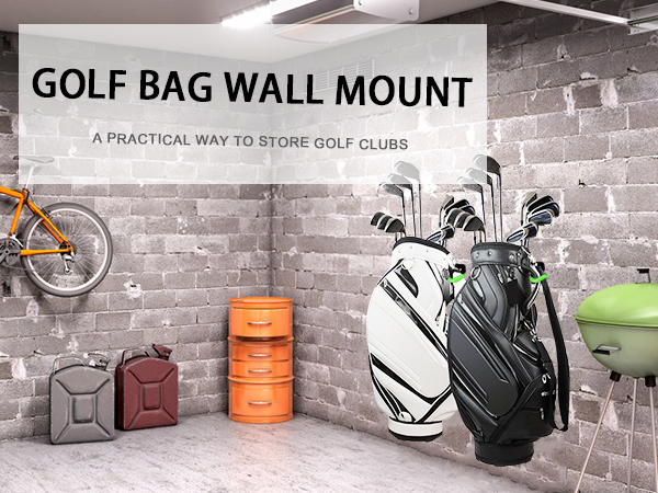 Golf Bag Wall Mount