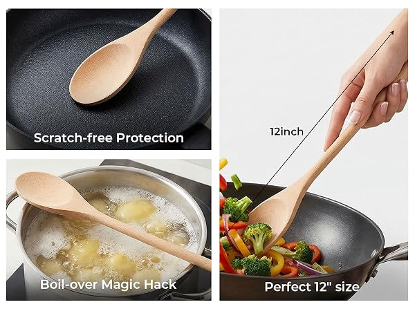 Long Wooden Spoons