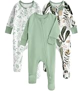 Yoofoss Baby Pajamas 100% Organic Cotton Baby Sleepers for Newborn 0-3 3-6 6-9 Months Boys Girl C...