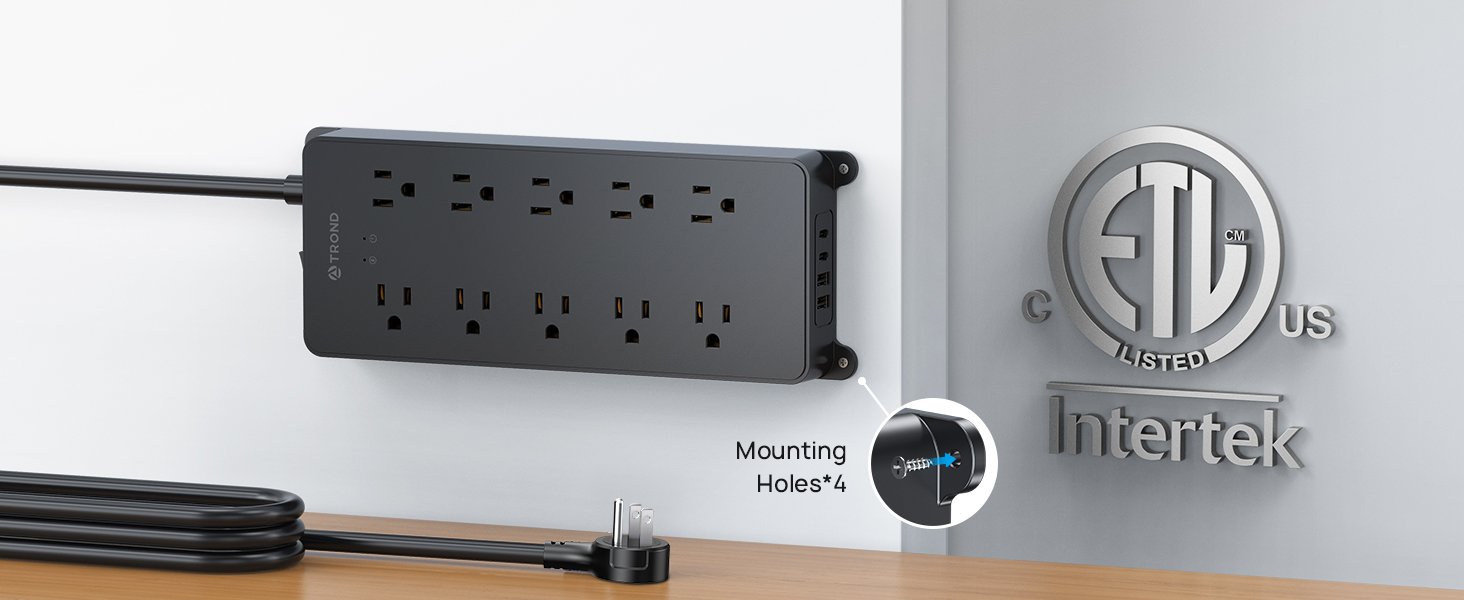 wall mount power strip
