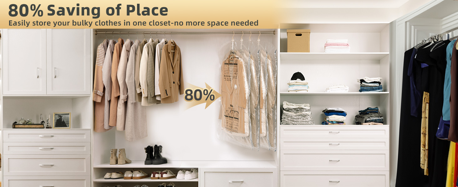 hanging vacuum storage bags
